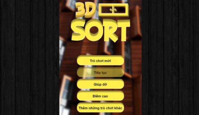 3D Sort Game